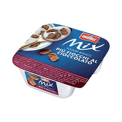 Yogurt Mix Muller Bianco Con Fiocchi Al Cioccolato Gr 150 - Connie, spesa  online e spesa a domicilio