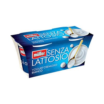 Yogurt Senza Lattosio Muller Bianco Gr 125 x 2 pezzi