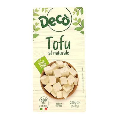 Tofu Naturale Deco Gr 125 x 2 pezzi - Connie, spesa online e spesa a  domicilio