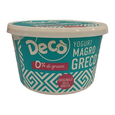 Yogurt Greco Deco 0 % Di Grassi Bianco Gr 500 - Connie, spesa online e  spesa a domicilio